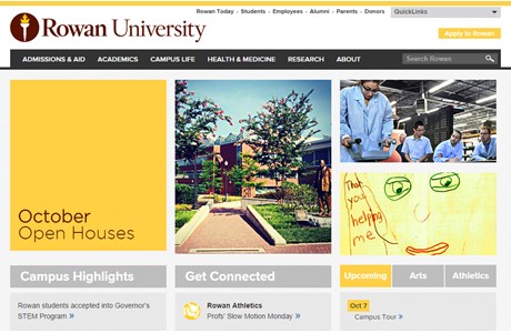 Rowan University Website