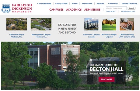 Fairleigh Dickinson University Website