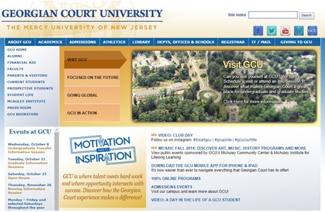 Georgian Court University Website