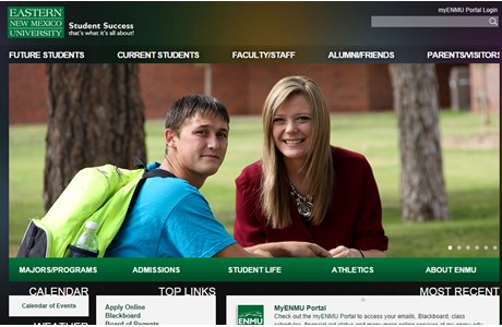 Eastern New Mexico University Website