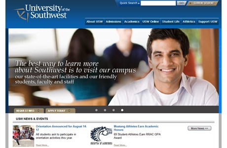 University of the Southwest Website