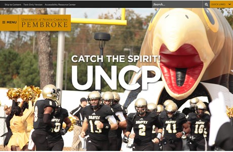 University of North Carolina at Pembroke Website