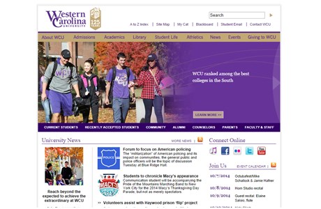 Western Carolina University Website
