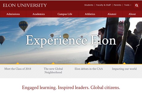 Elon University Website