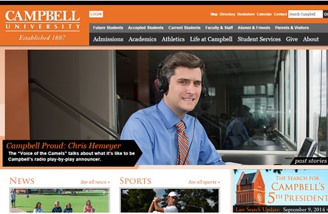 Campbell University Website