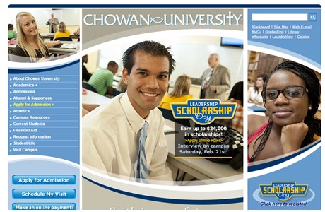 Chowan University Website