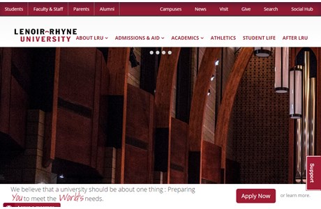 Lenoir-Rhyne University Website
