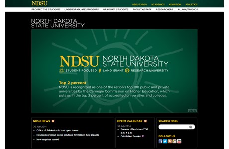 North Dakota State University Website