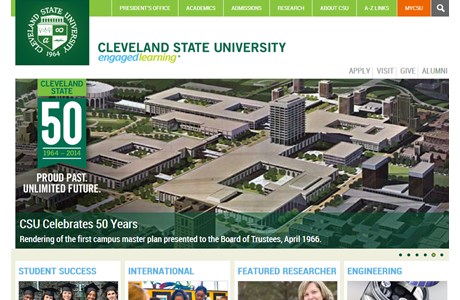 Cleveland State University Website