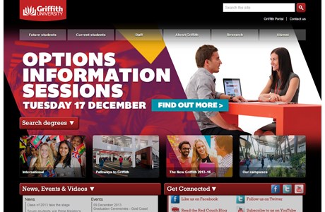 Griffith University Website