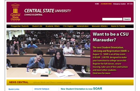 Central State University Website