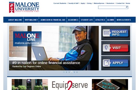 Malone University Website