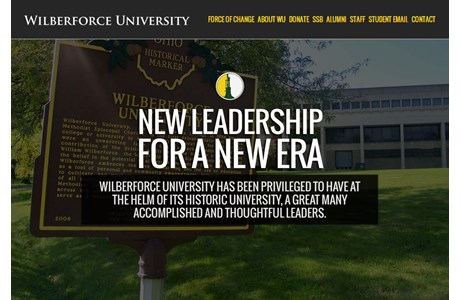 Wilberforce University Website