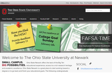 The Ohio State University at Newark Website