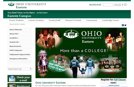 Ohio University Eastern Campus Website