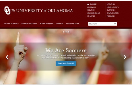 The University of Oklahoma Website