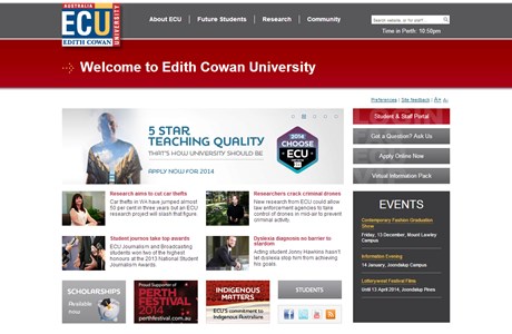 Edith Cowan University Website