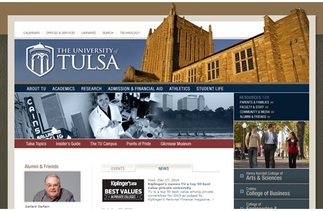 University of Tulsa Website