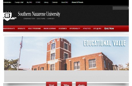 Southern Nazarene University Website