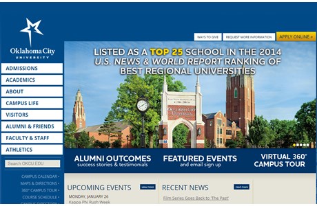 Oklahoma City University Website