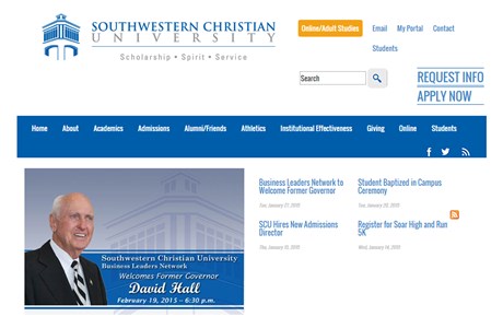 Southwestern Christian University Website