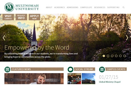 Multnomah University Website
