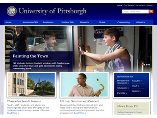 University of Pittsburgh Website