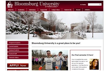 Bloomsburg University of Pennsylvania Website