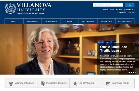 Villanova University Website
