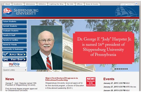 Shippensburg University of Pennsylvania Website