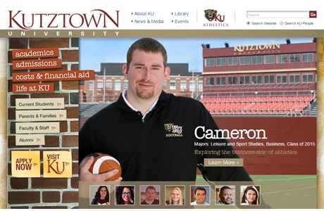 Kutztown University of Pennsylvania Website