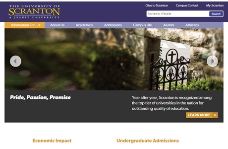 University of Scranton Website