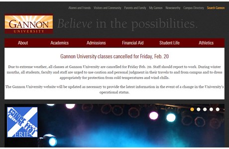 Gannon University Website