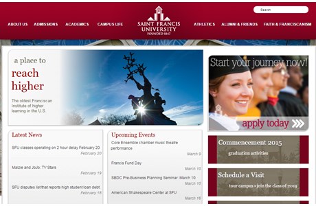 Saint Francis University Website