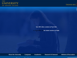 University of Rhode Island Website