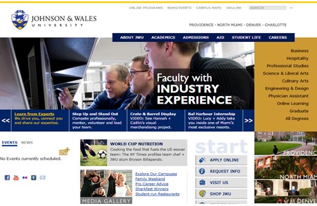 Johnson & Wales University Website
