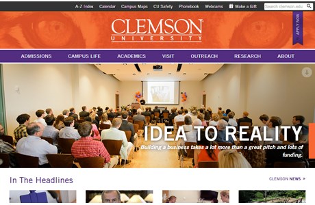 Clemson University Website