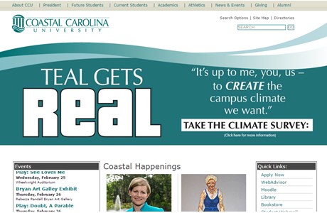 Coastal Carolina University Website