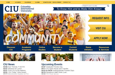 Columbia International University Website