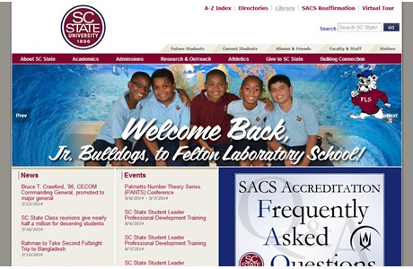South Carolina State University Website