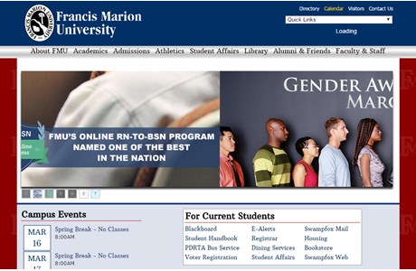 Francis Marion University Website