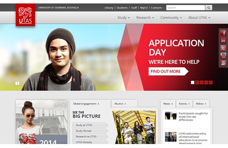 University of Tasmania Website