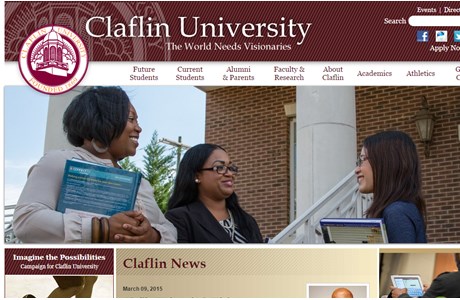 Claflin University Website