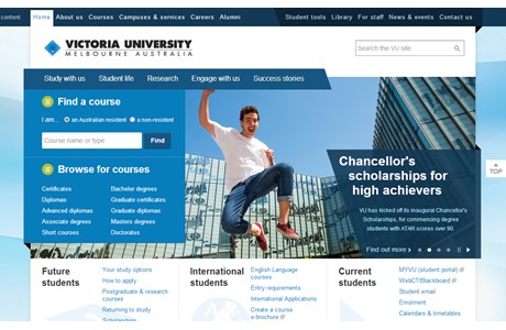 Victoria University Website