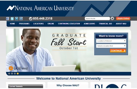 National American University Website