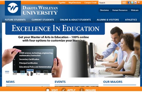 Dakota Wesleyan University Website