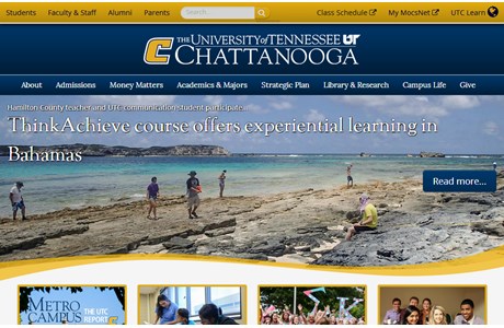 The University of Tennessee at Chattanooga Website