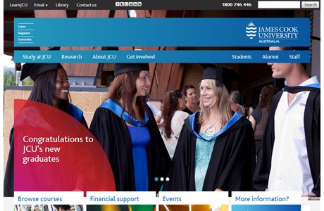 James Cook University Website
