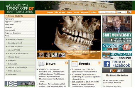 The University of Tennessee Health Science Center Website