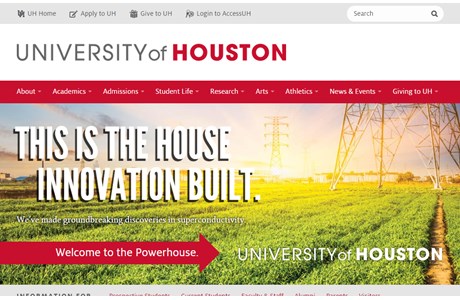 University of Houston Website